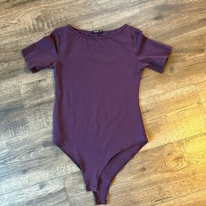Purple Short Sleeve BodySuit